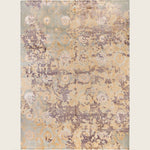 Grey Traditional Ikat Wool Rug - 8'10" x 11'10"