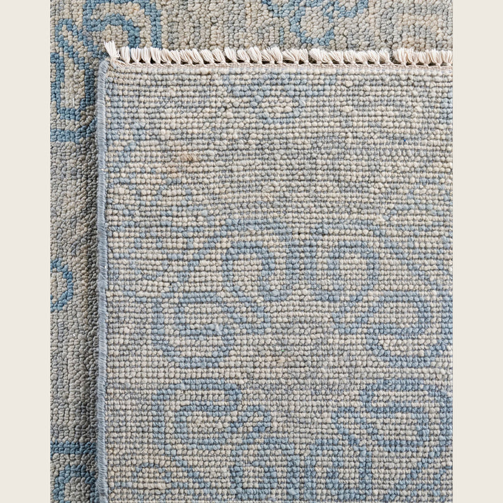 Beige Traditional Modern Wool Rug - 9'1" x 12'2"