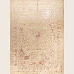 Brown Traditional Ikat Wool Rug - 8'10" x 12'2"