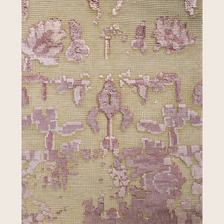 Brown Traditional Ikat Wool Rug - 8'10" x 12'2"