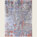 Beige Traditional Ikat Wool Rug - 9'2" x 12'2"