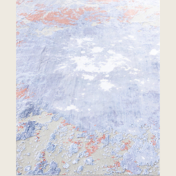 Beige Traditional Ikat Wool Rug - 8'2" x 10'1"