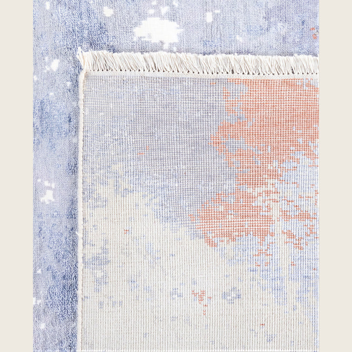 Beige Traditional Ikat Wool Rug - 8'2" x 10'1"