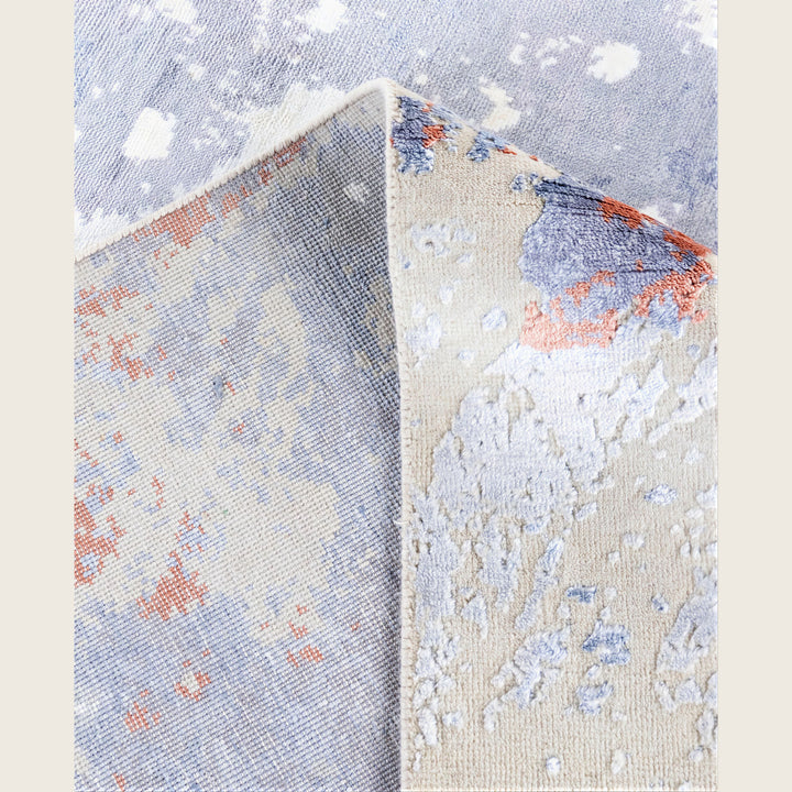 Beige Traditional Ikat Wool Rug - 8'2" x 10'1"