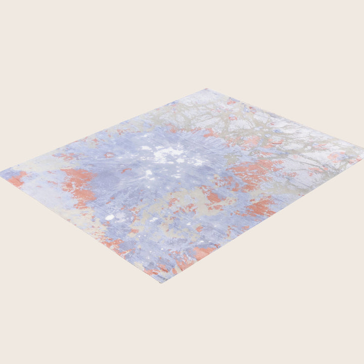 Beige Traditional Ikat Wool Rug - 8'2" x 10'1"