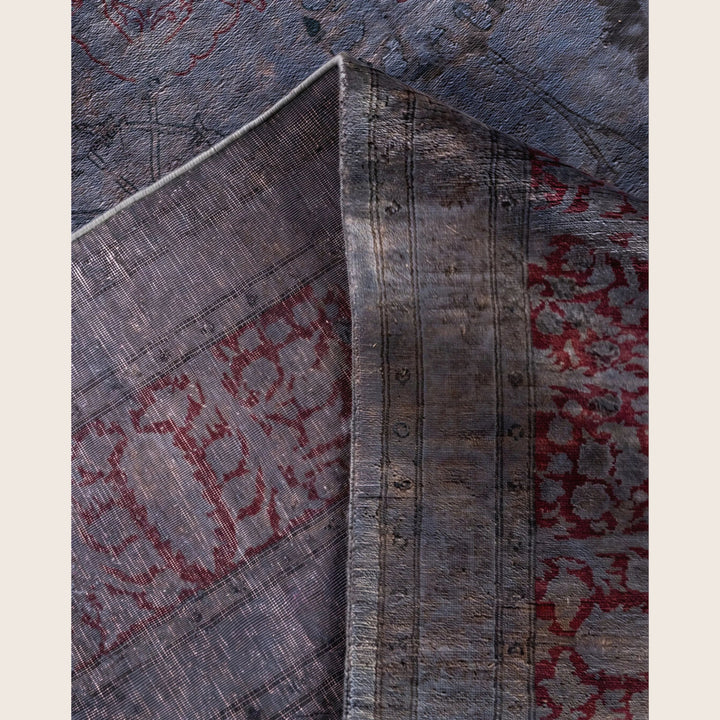 Grey Traditional Samsara Wool Rug - 8'1" x 10'1"