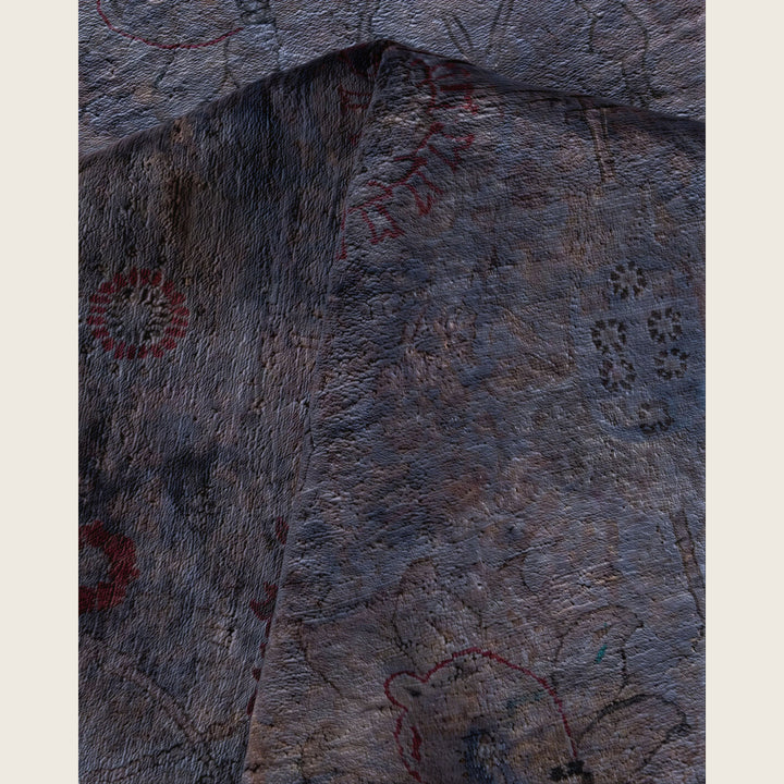 Grey Traditional Samsara Wool Rug - 8'1" x 10'1"