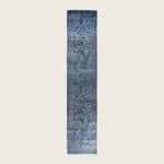 Grey Traditional Samsara Wool Runner - 2'7" x 12'8"