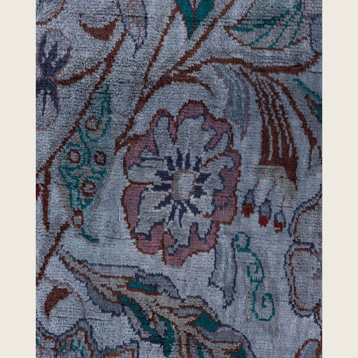 Grey Traditional Samsara Wool Runner - 2'7" x 12'8"