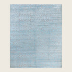 Beige Traditional Ikat Wool Rug - 8'3" x 10'2"