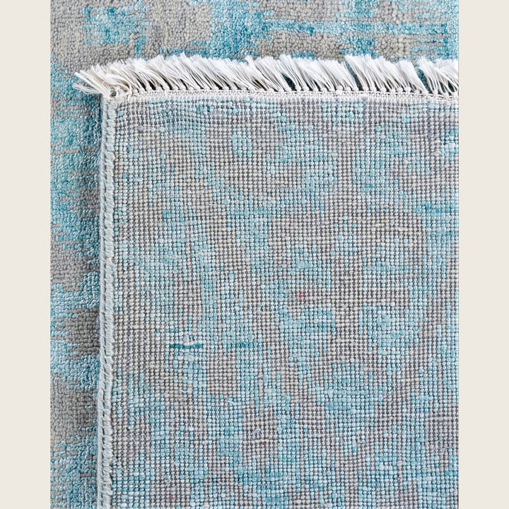 Beige Traditional Ikat Wool Rug - 8'3" x 10'2"