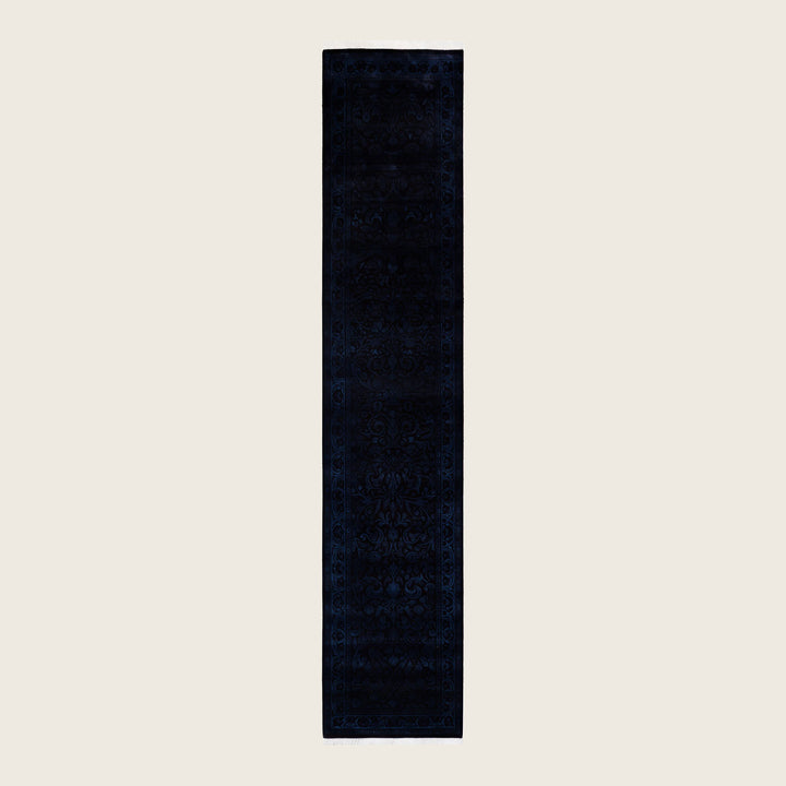 Purple Traditional Samsara Wool Runner - 2'4" x 11'10"