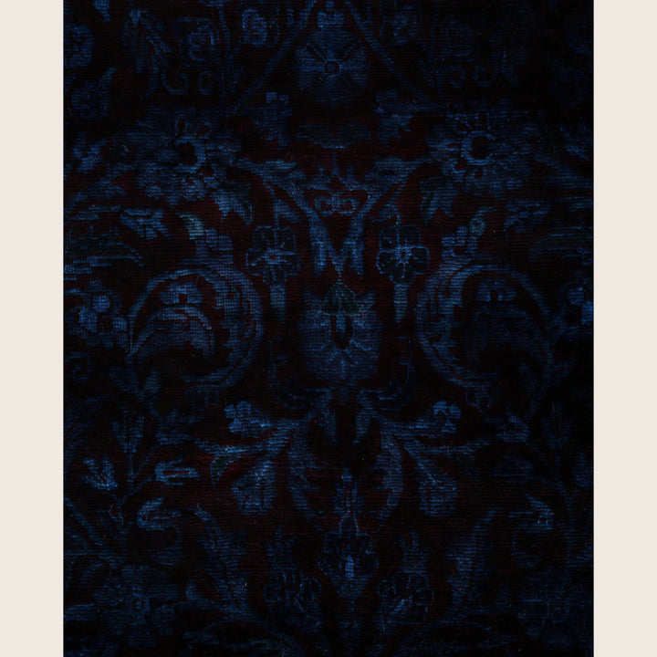 Purple Traditional Samsara Wool Runner - 2'4" x 11'10"