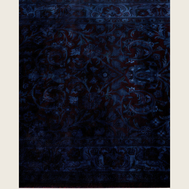 Purple Traditional Samsara Wool Runner - 2'4" x 11'10"