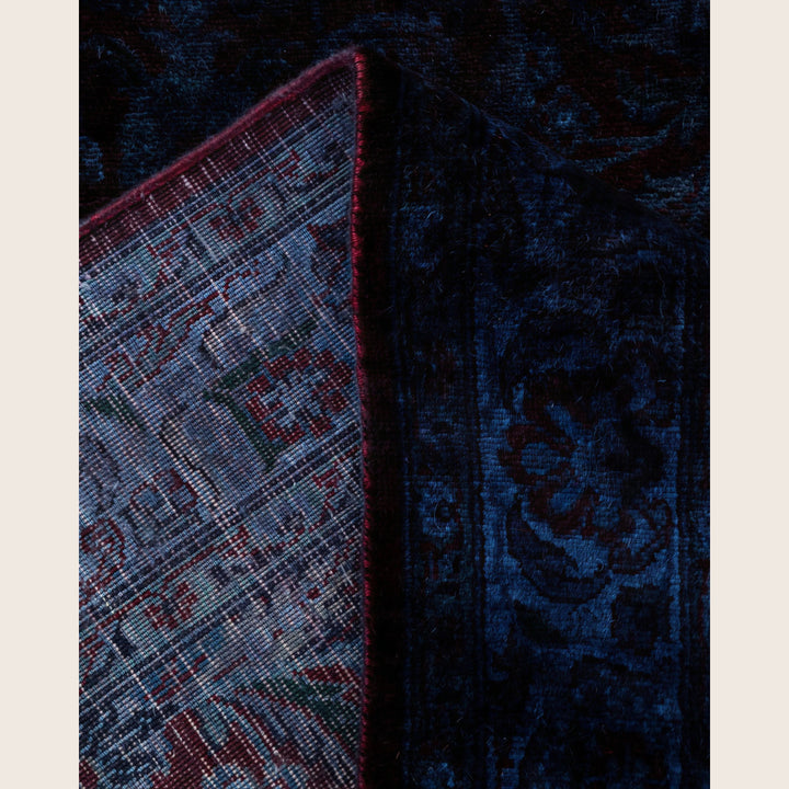 Purple Traditional Samsara Wool Runner - 2'4" x 11'10"