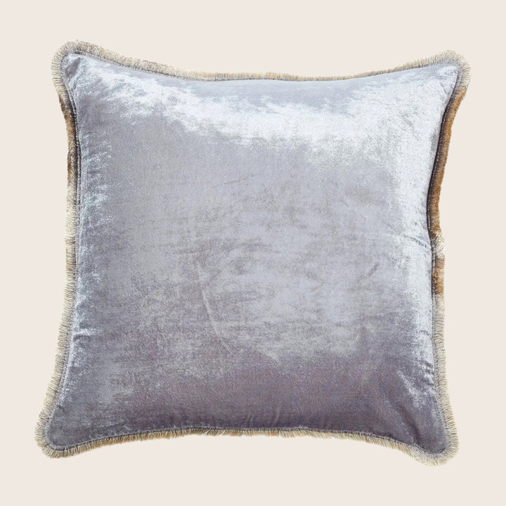 Silk Velvet Fringe Pillow