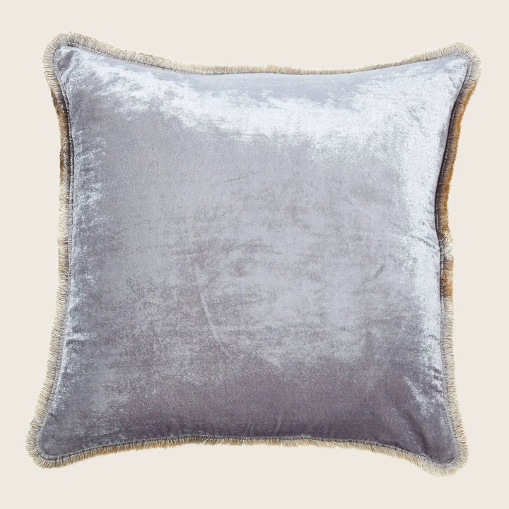 Silk Velvet Fringe Pillow