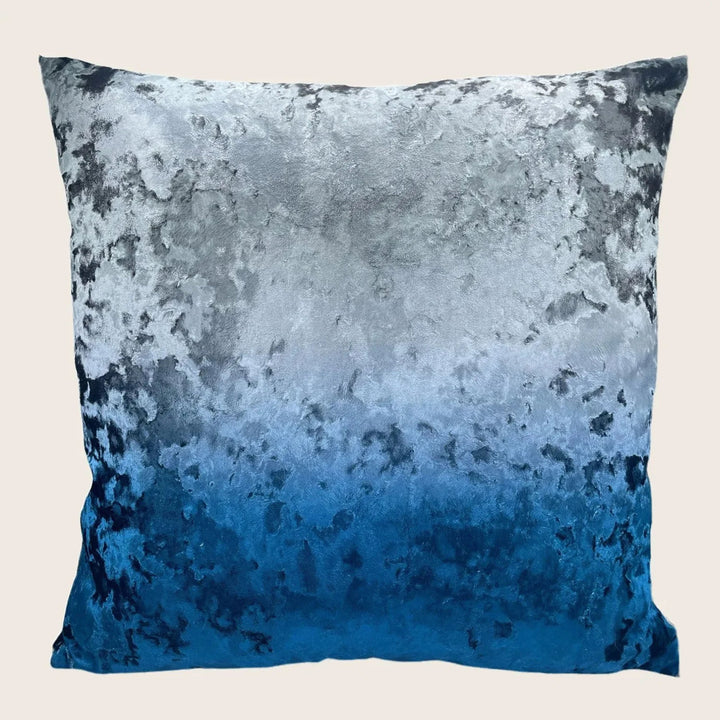 Ombre Crushed Velvet Pillow Twilight