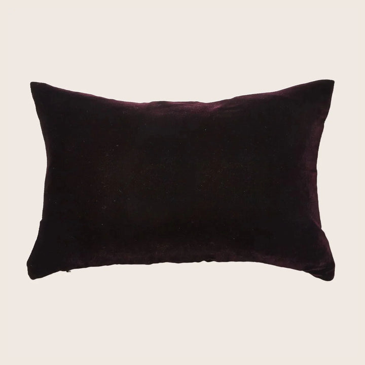 Silk Velvet Lumbar Pillow