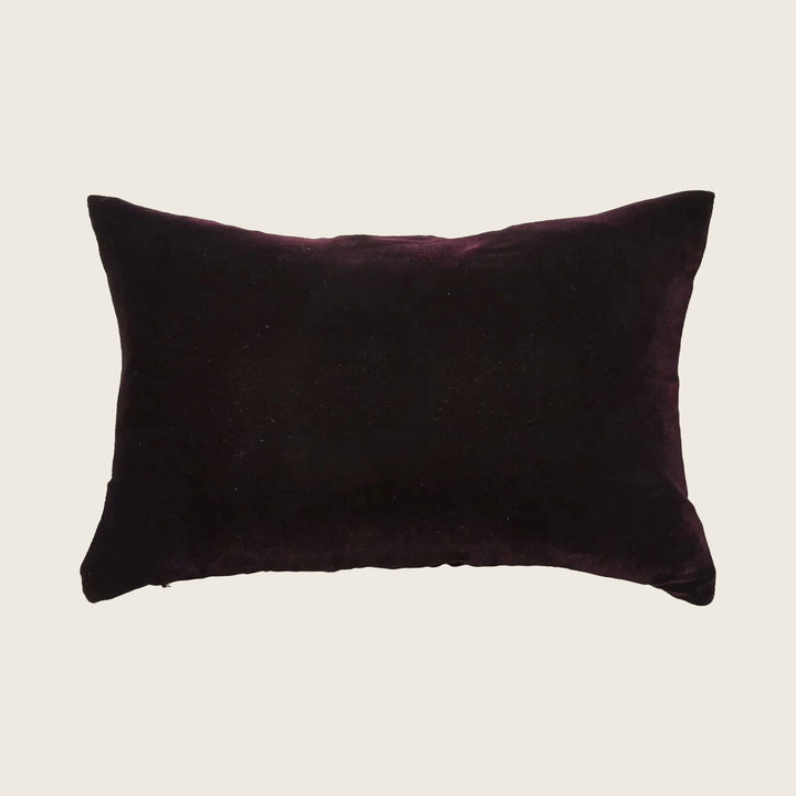 Silk Velvet Lumbar Pillow