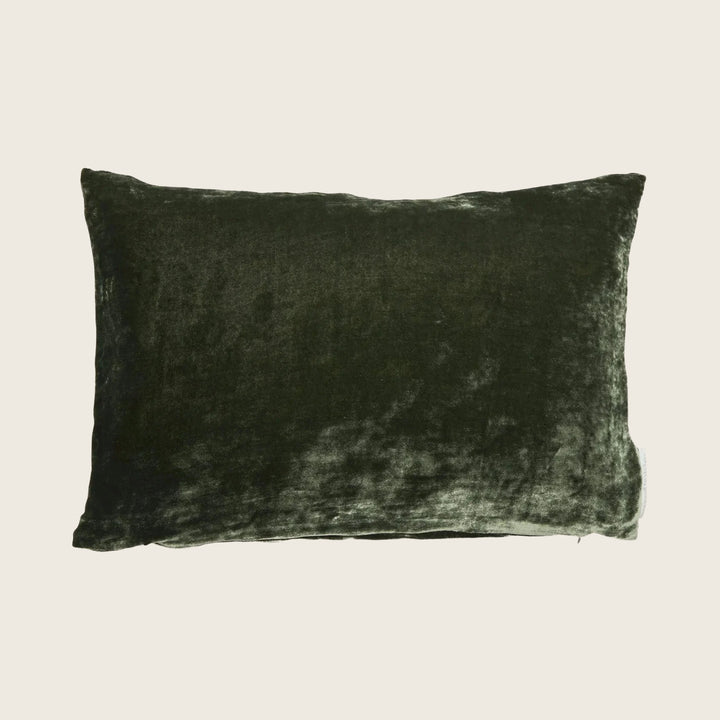 Silk Velvet Lumbar Pillow