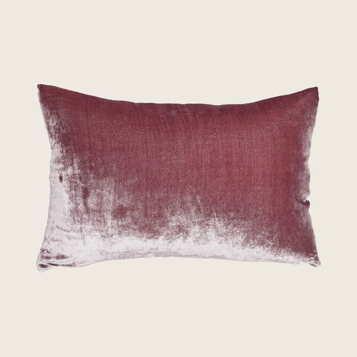 Silk Velvet Lumbar Pillow