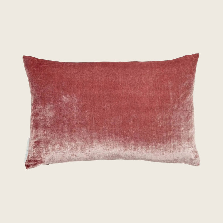 Silk Velvet Lumbar Pillow