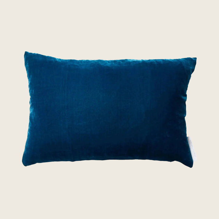 Silk Velvet Lumbar Pillow