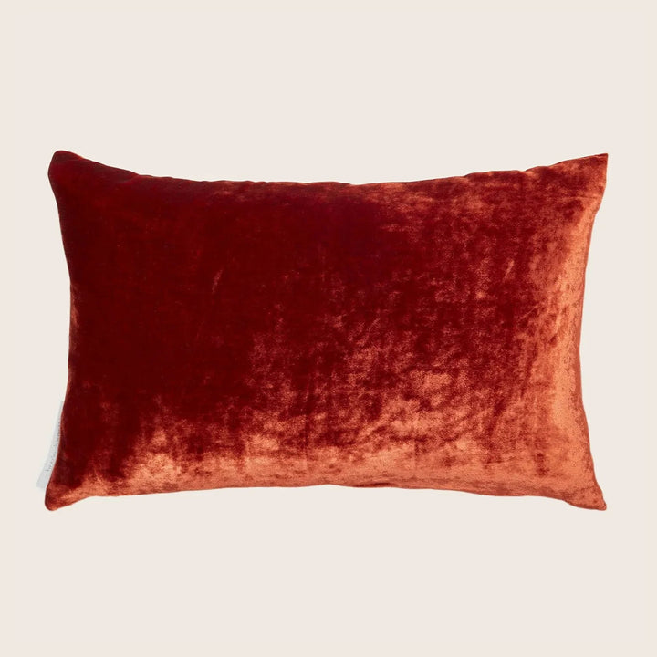 Silk Velvet Lumbar Pillow