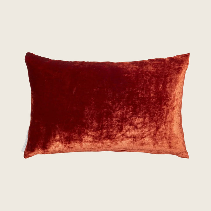 Silk Velvet Lumbar Pillow