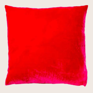 Velvet Pillow Azalea-24"x24" - hover