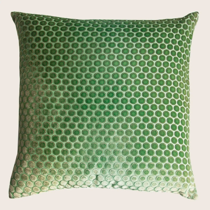 Dots Velvet Pillow Grass