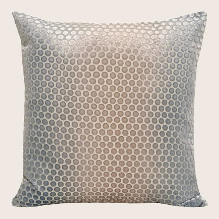 Dots Velvet Pillow, Robin's Egg