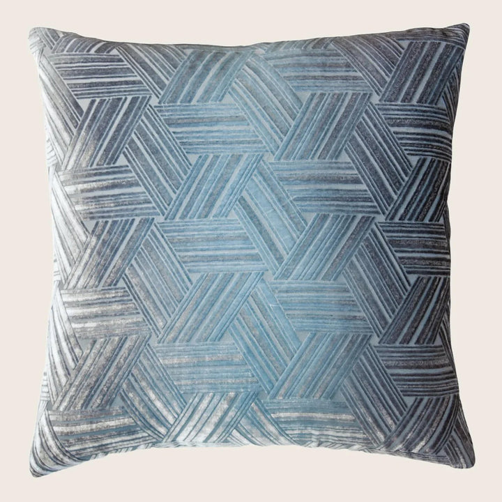 Entwined Velvet Throw Pillow, Dusk