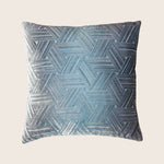 Entwined Velvet Throw Pillow, Dusk