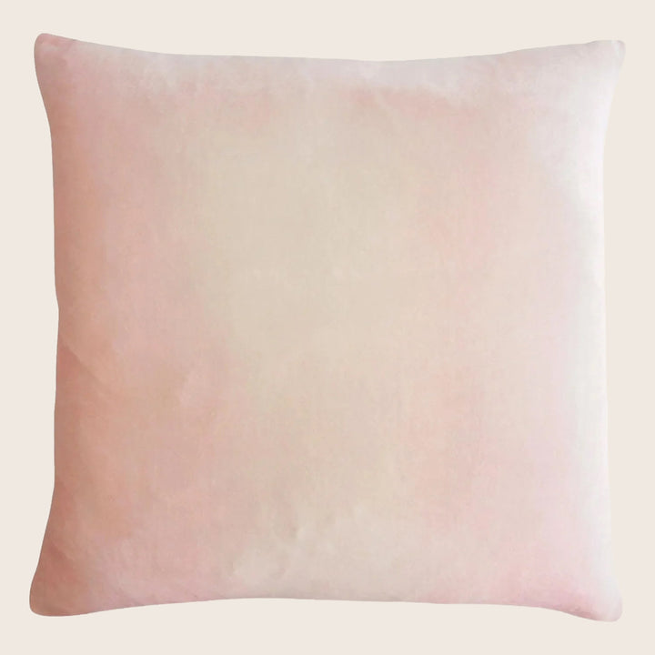 Ombre Velvet Pillow, Blush