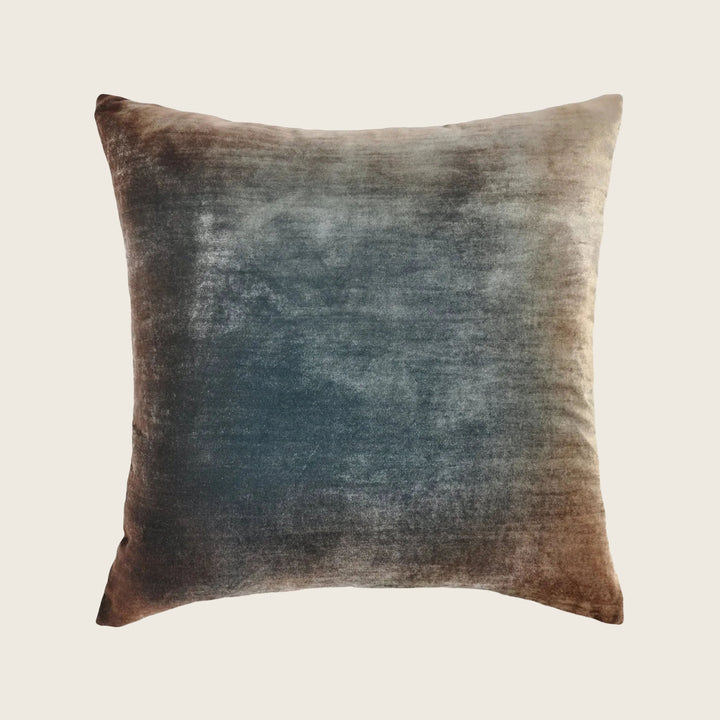 Ombre Velvet Pillow, Gunmetal