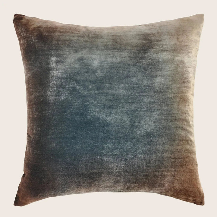 Ombre Velvet Pillow, Gunmetal