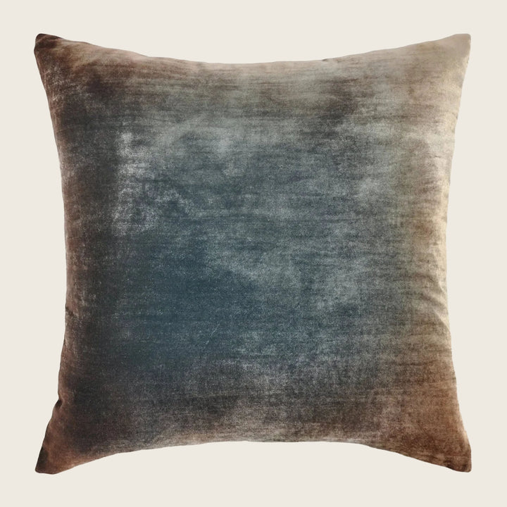 Ombre Velvet Pillow, Gunmetal