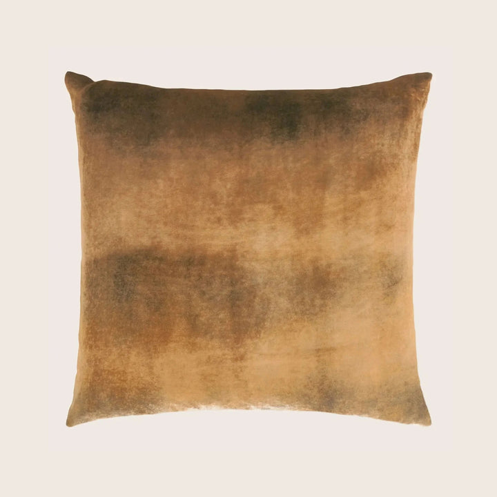 Ombre Velvet Throw Pillow, Copper Ivy