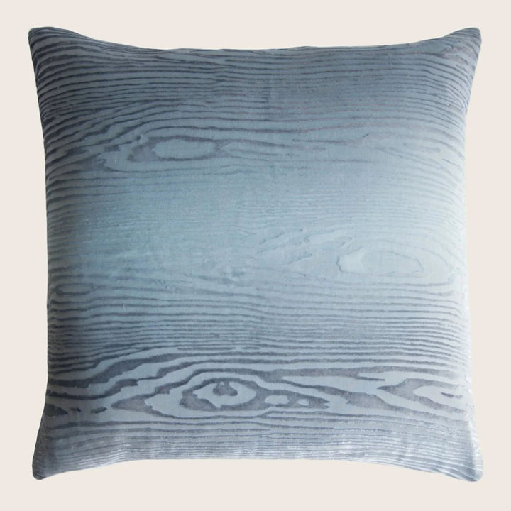 Woodgrain Velvet Throw Pillow, Dusk