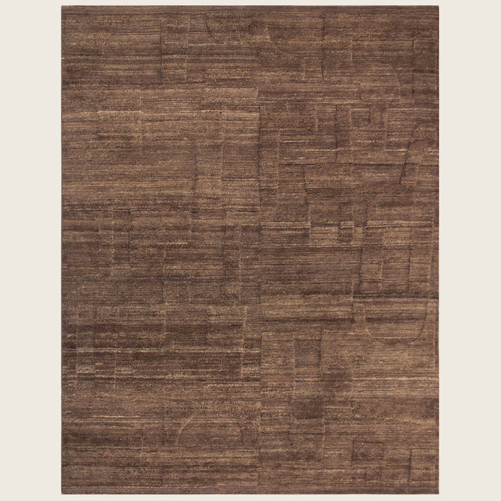 Image for Rust Textured Wool Rug - 8' x 10'