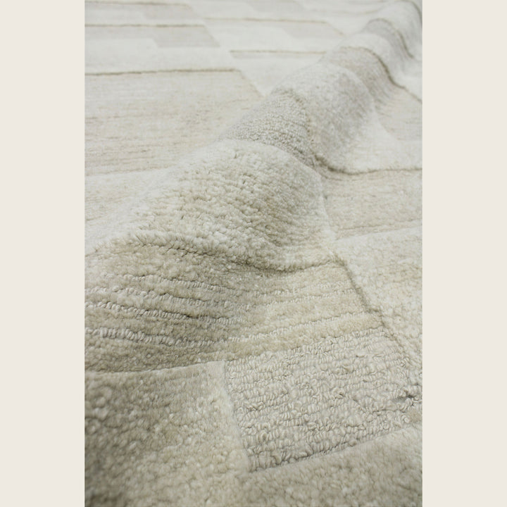 Image for Beige Textured Wool Rug - 8' x 10'