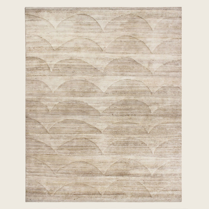 Image for Gold Textured Wool Rug - 8' x 10'