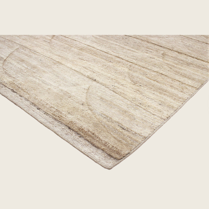 Image for Gold Textured Wool Rug - 8' x 10'