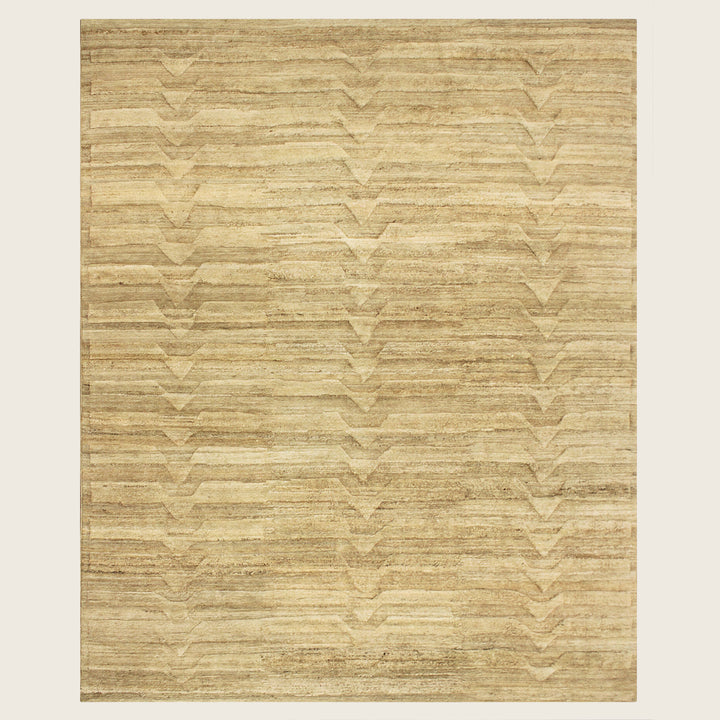 Image for Gold Textured Wool Rug - 8' x 10'