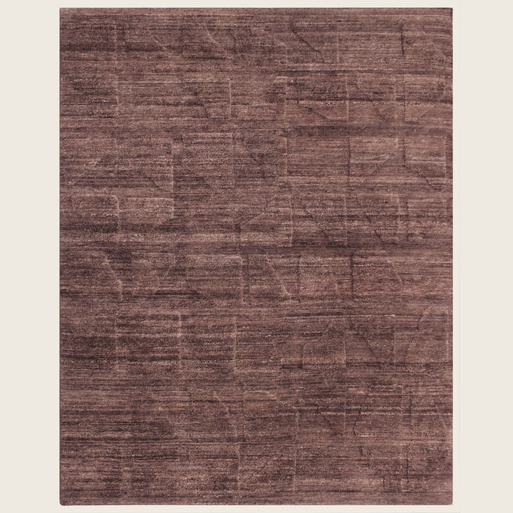 Image for Merlot Textured Wool Rug - 8' x 10'