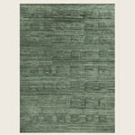 Image for Dark Green Textured Wool Rug - 8' x 10'