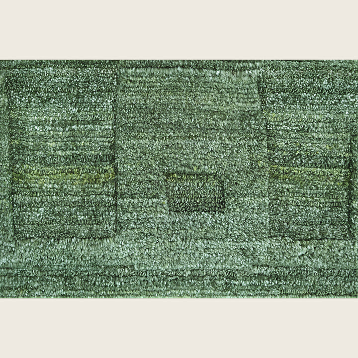 Image for Dark Green Textured Wool Rug - 8' x 10'