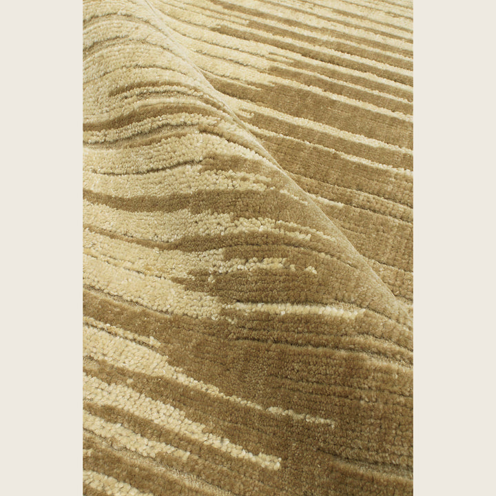 Image for Gold Textured Wool Rug - 8' x 10'